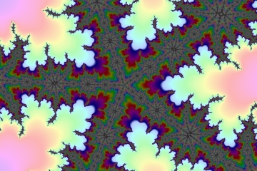 mandelbrot fractal image named Psychadelic Star