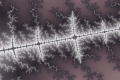 Mandelbrot fractal image pulsation
