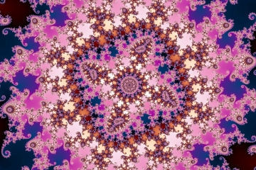 mandelbrot fractal image named Purple square