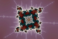 Mandelbrot fractal image quarter