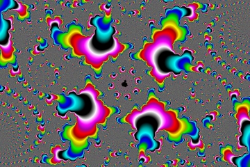 mandelbrot fractal image named Quattro