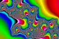 Mandelbrot fractal image Rainbow