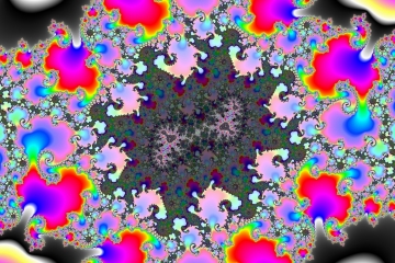 mandelbrot fractal image named rainbow blaze