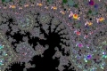 Mandelbrot fractal image Rainbow Eater