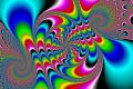 Mandelbrot fractal image rainbow fun 1