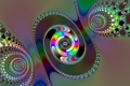 Mandelbrot fractal image rainbow fun I