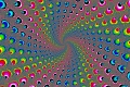 Mandelbrot fractal image Rainbow spiral II