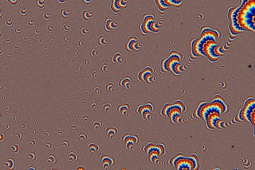 mandelbrot fractal image named Rainbow Twister