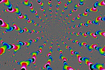mandelbrot fractal image named Rainbowwww