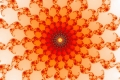 Mandelbrot fractal image red hot