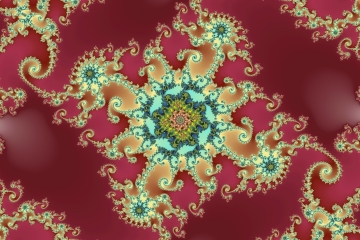 mandelbrot fractal image named Red power