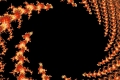 Mandelbrot fractal image refining fire