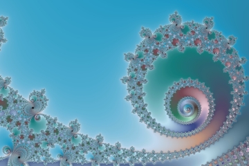 mandelbrot fractal image named Riding the Wave