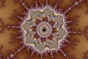 mandelbrot fractal image named robot flower