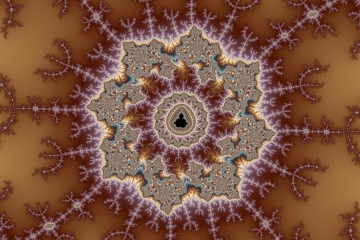 mandelbrot fractal image named robot flower