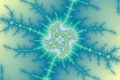 Mandelbrot fractal image rolling away