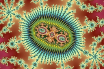 mandelbrot fractal image named roman