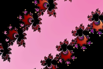 mandelbrot fractal image named Rosy Road