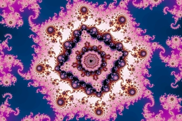 mandelbrot fractal image named Sacred geometry.