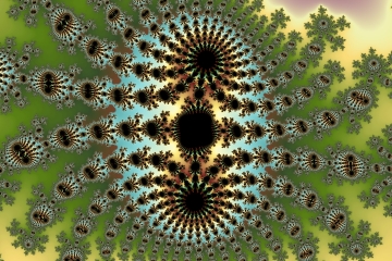 mandelbrot fractal image named sea of links