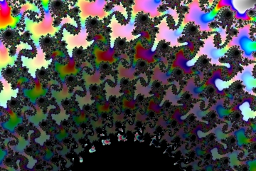 mandelbrot fractal image named Shadows
