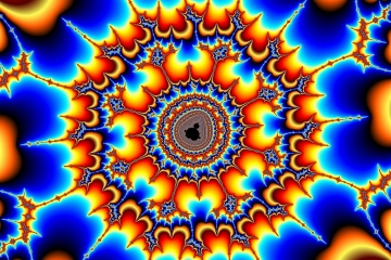 mandelbrot fractal image named shine