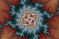Mandelbrot fractal image sinkdown