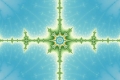 Mandelbrot fractal image Sky cross