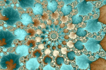 mandelbrot fractal image named Sky flower