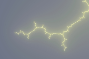 mandelbrot fractal image named Sky Lightning