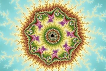 mandelbrot fractal image named Sky painting