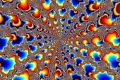 Mandelbrot fractal image smashedup