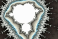 Mandelbrot fractal image Snow