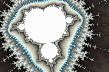 mandelbrot fractal image named Snow