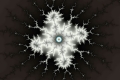 Mandelbrot fractal image Snow crystal