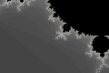 Mandelbrot fractal image Snow lightning