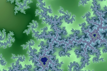 mandelbrot fractal image named snowflakes