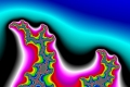 Mandelbrot fractal image snowruption