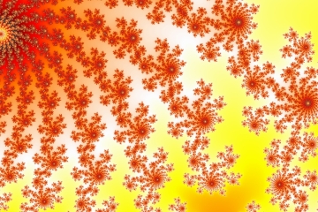 mandelbrot fractal image named Solar Flare