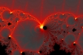 Mandelbrot fractal image Solar Sunrise