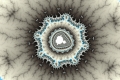 Mandelbrot fractal image Some blue