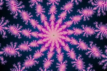 mandelbrot fractal image named space sparkler