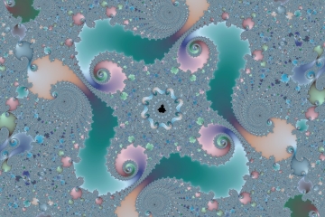 mandelbrot fractal image named Special blue.