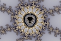 Mandelbrot fractal image Special blue