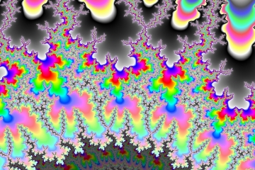 mandelbrot fractal image named spectral eruption