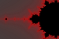 Mandelbrot fractal image spins