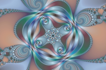 mandelbrot fractal image named Spiral Mountain