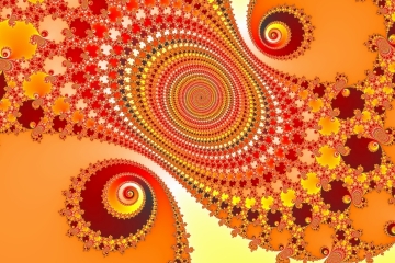 mandelbrot fractal image named Spiral painting