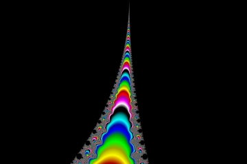 mandelbrot fractal image named spire