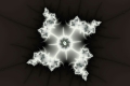 Mandelbrot fractal image Splendid snow